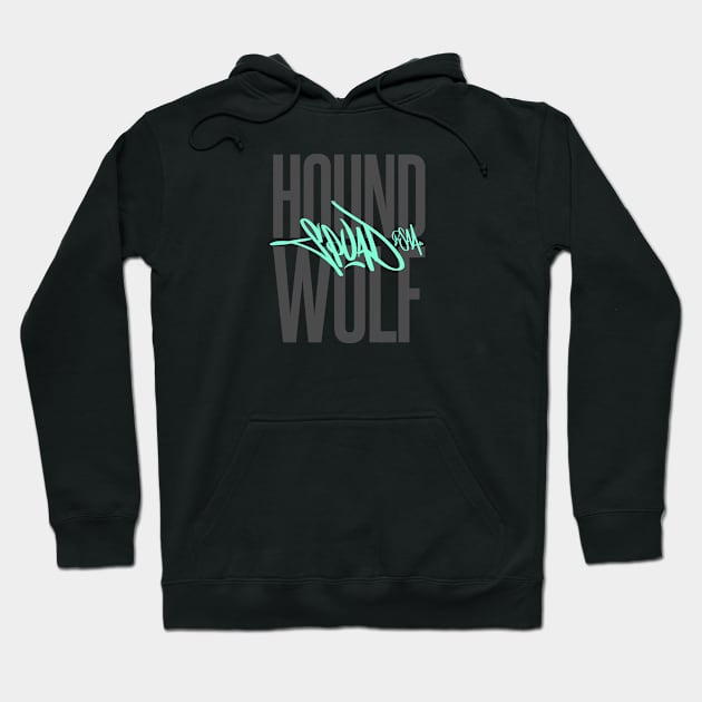 Hound Wolf Squad Hoodie by aquaticform